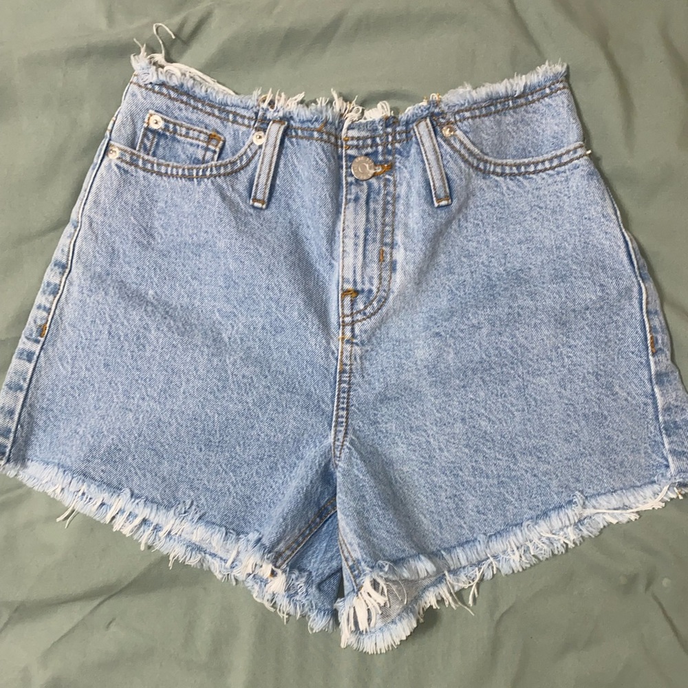 BDG FRINGE JEAN SHORTS